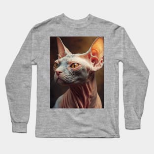 Sphynx Cat Long Sleeve T-Shirt